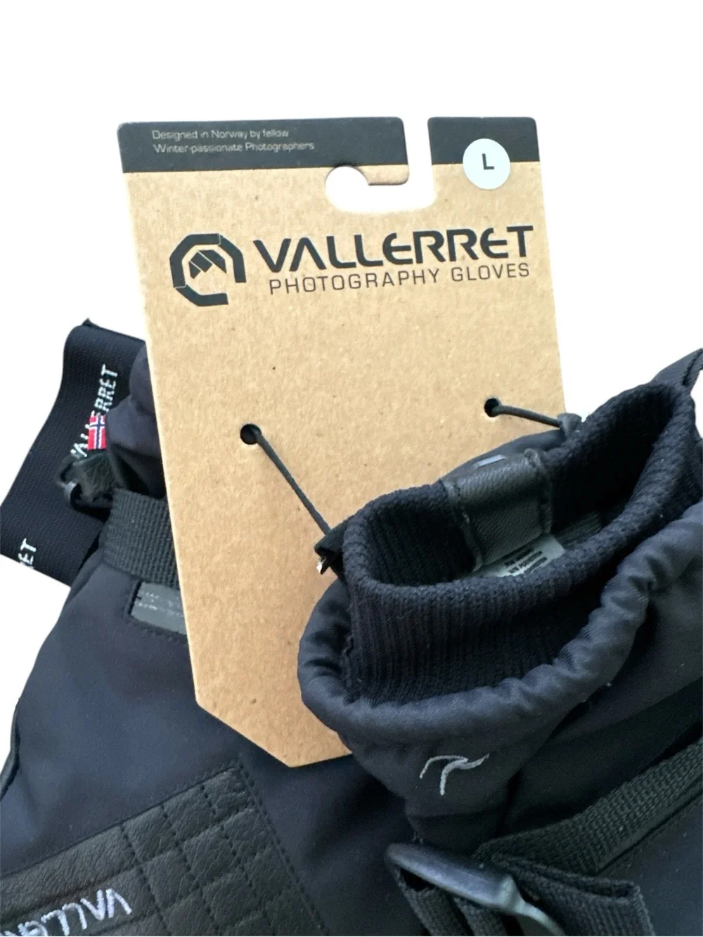 Vallerret Skadi Mitt Photography Gloves Black Size Large Unisex New With Tag